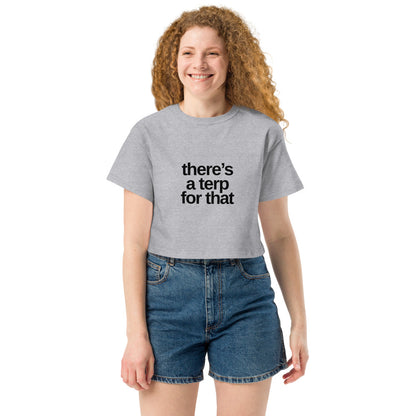 There's a Terp for That Champion crop top