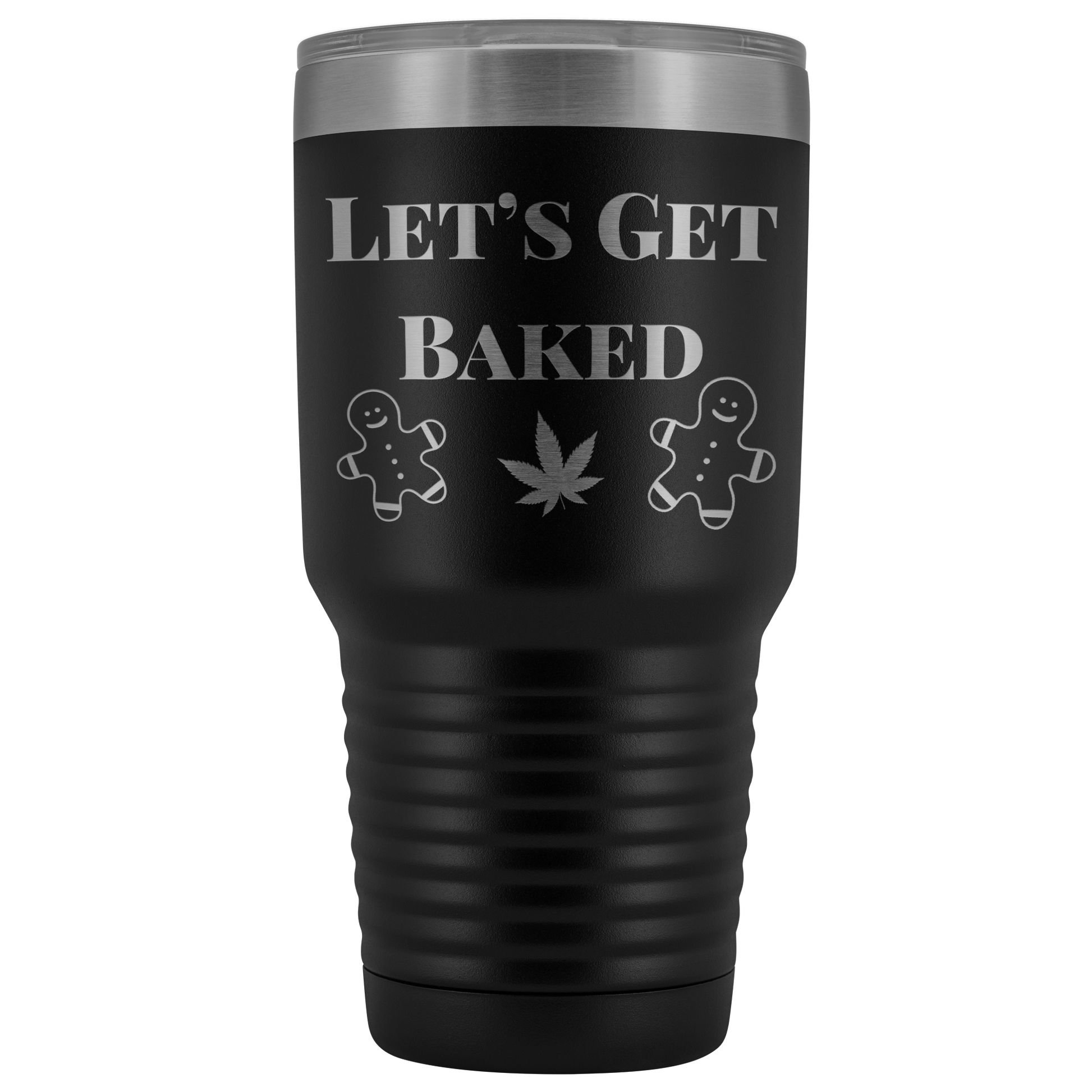 Stoner Christmas: Let’s Get Baked Tumbler, Cannabis Themed Gifts - Gracious Concepts