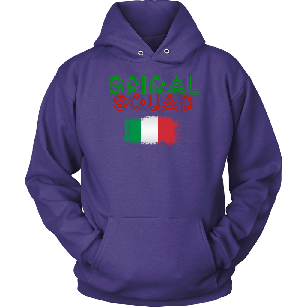 Spiral Squad Italian Flag Hoodie - Gracious Concepts