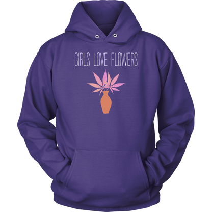 Girls Love Flowers Hoodie - Gracious Concepts