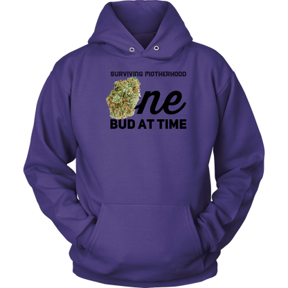 Surviving Motherhood One Bud At Time Cannabis Hoodie - Gracious Concepts
