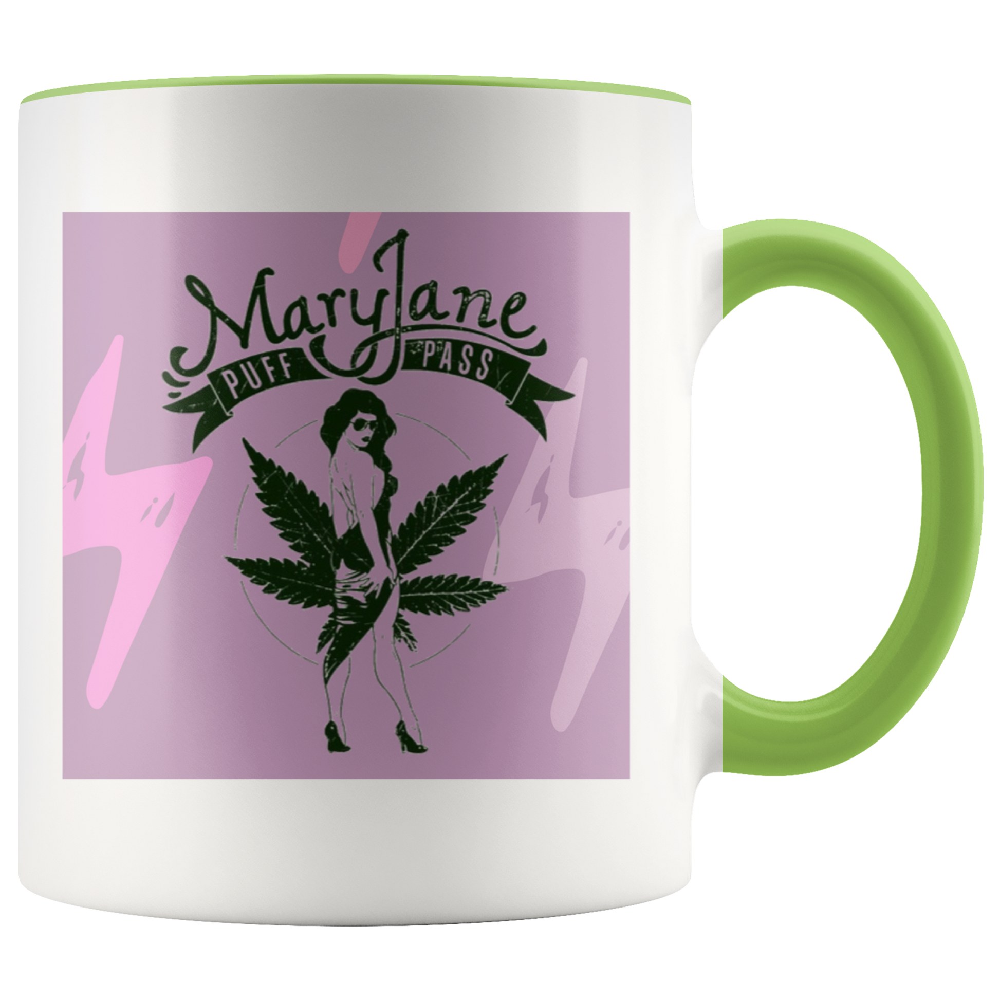 Cannabis Mug: Mary Jane Coffee Mug, Stoner Girl Coffee Mug - Gracious Concepts