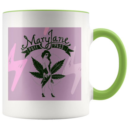 Cannabis Mug: Mary Jane Coffee Mug, Stoner Girl Coffee Mug - Gracious Concepts