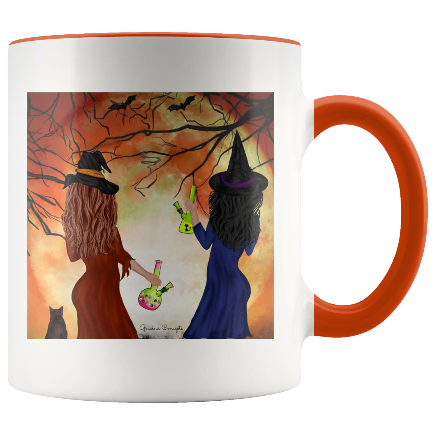 Stoner Girl Fall Witchy Vibes Mug