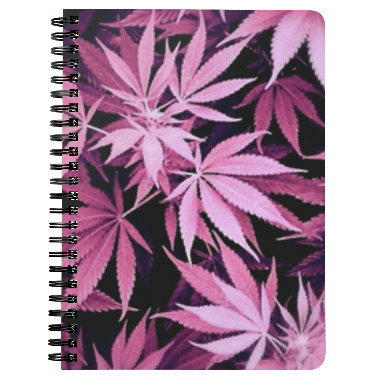Pink Leaves Sprialbound Notebook - Gracious Concepts
