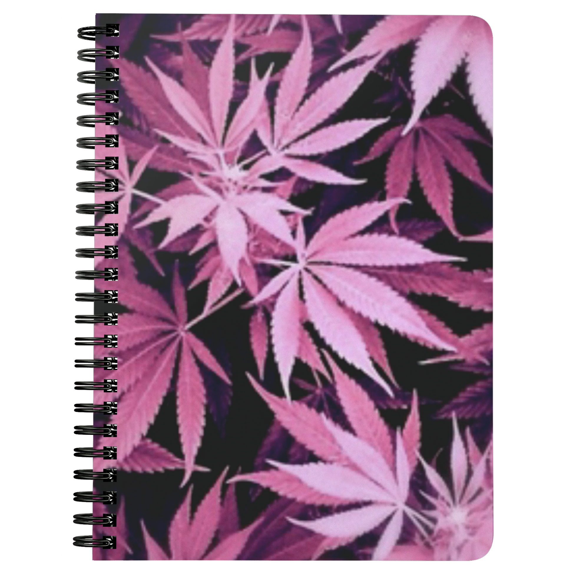 Pink Leaves Sprialbound Notebook - Gracious Concepts