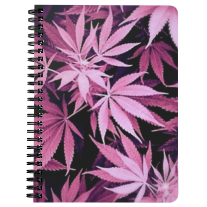 Pink Leaves Sprialbound Notebook - Gracious Concepts