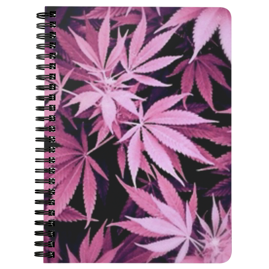 Pink Leaves Sprialbound Notebook - Gracious Concepts