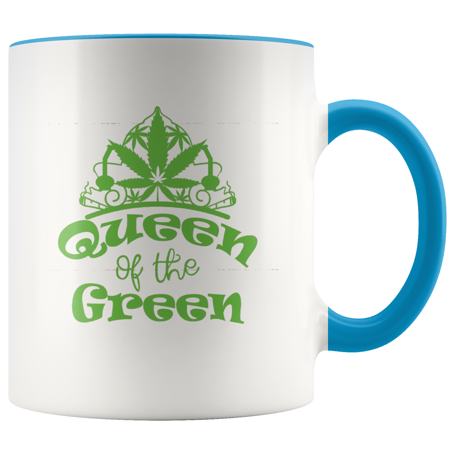 Stoner Girl Mug: Queen of the Green Coffee Mug - Gracious Concepts