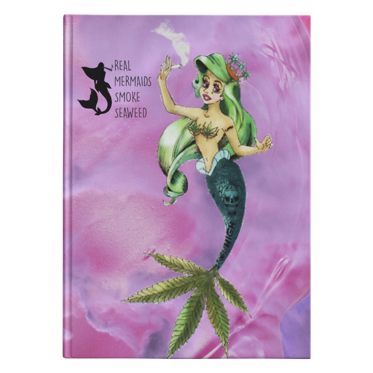 Real Mermaids Smoke Weed Stoner Girl Journal - Gracious Concepts