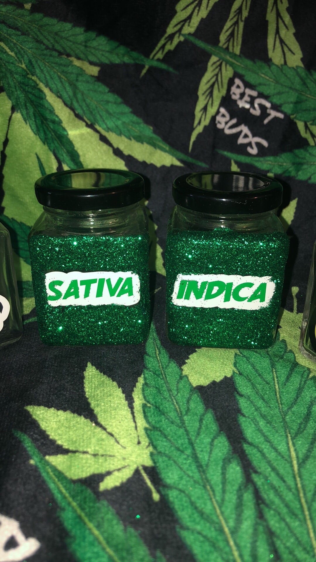 Stash Jar Set: Sativa & Indica - Gracious Concepts