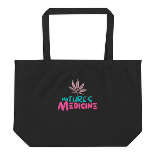 Nature's Medicine Large Organic Cotton Tote Bag