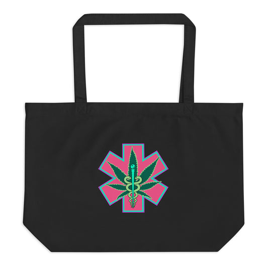 Medical Cannabis Large organic tote bag