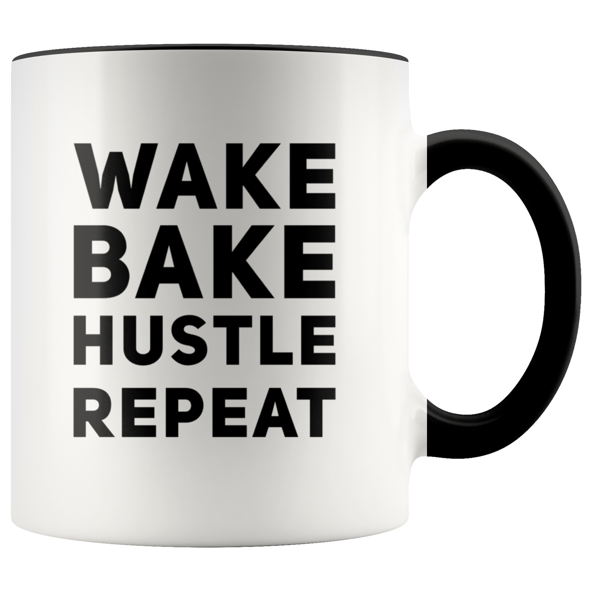 Stoner Girl Mug: Wake, Bake, Hustle Repeat Mug - Gracious Concepts