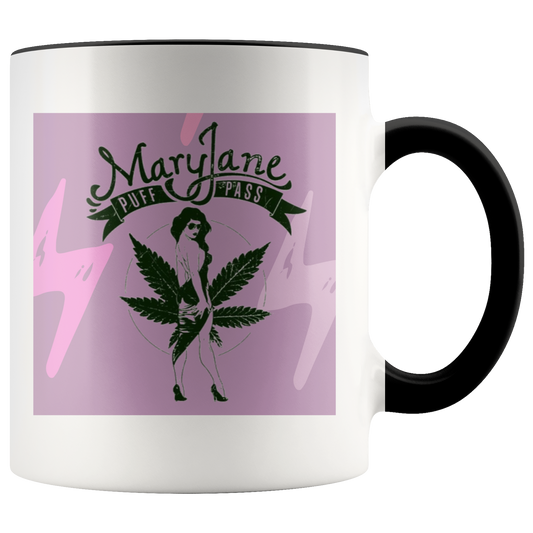 Cannabis Mug: Mary Jane Coffee Mug, Stoner Girl Coffee Mug - Gracious Concepts