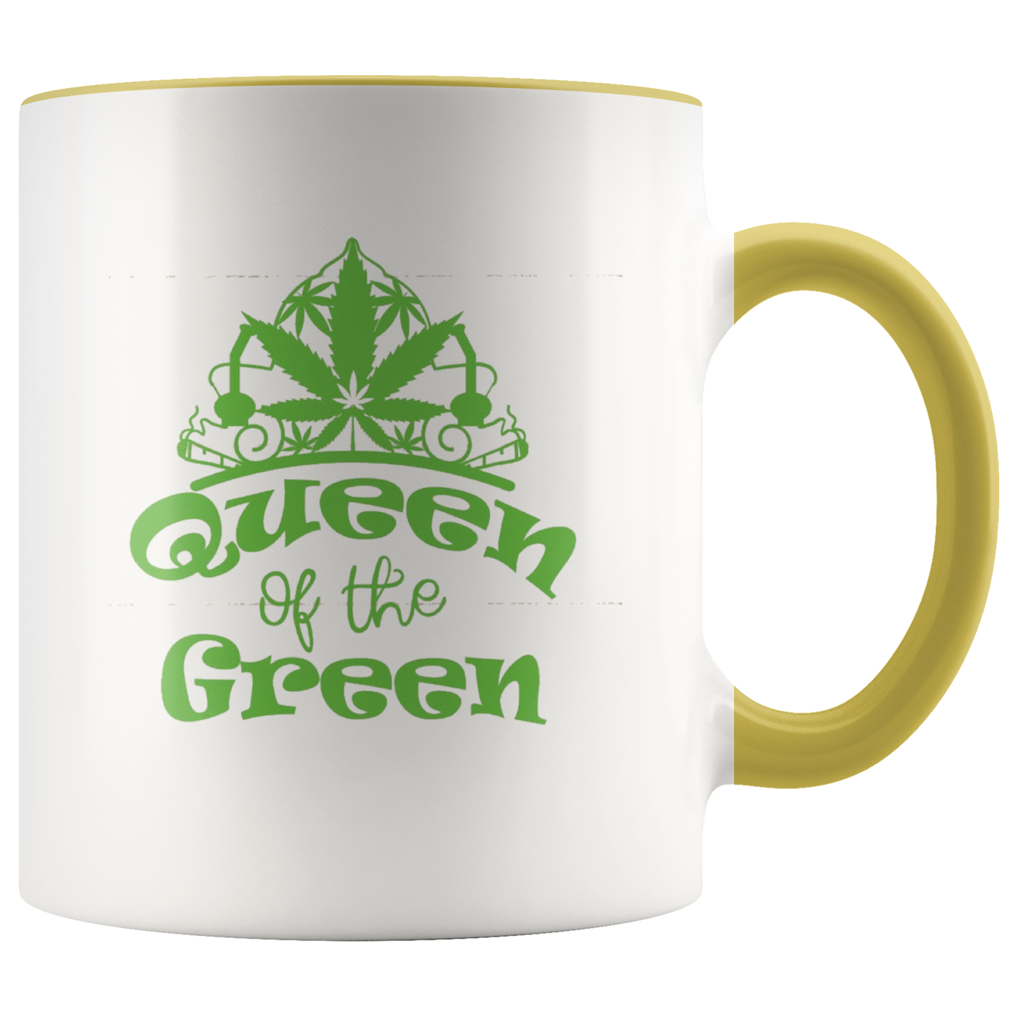 Stoner Girl Mug: Queen of the Green Coffee Mug - Gracious Concepts