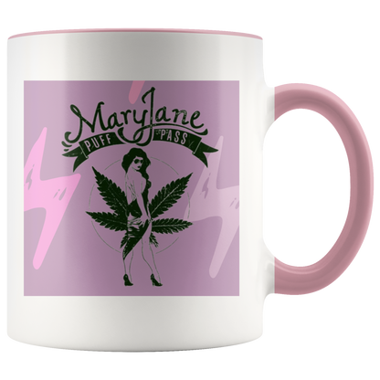 Cannabis Mug: Mary Jane Coffee Mug, Stoner Girl Coffee Mug - Gracious Concepts