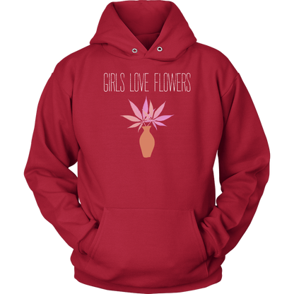 Girls Love Flowers Hoodie - Gracious Concepts