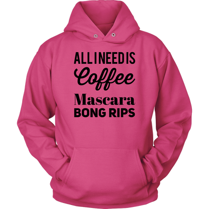 Stoner Girl Apparel: All I Need is Coffee, Mascara, Bong Rips - Gracious Concepts