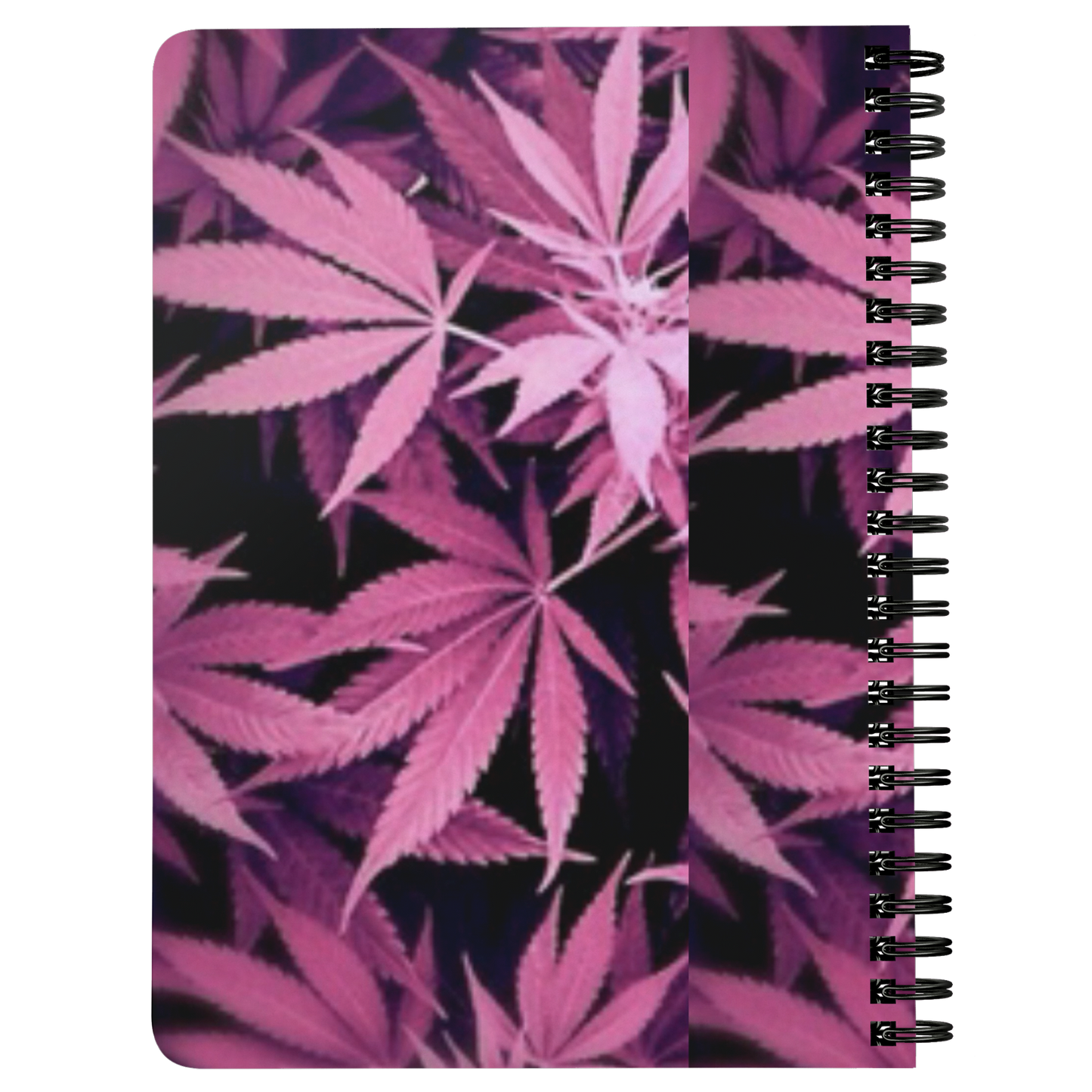 Pink Leaves Sprialbound Notebook - Gracious Concepts