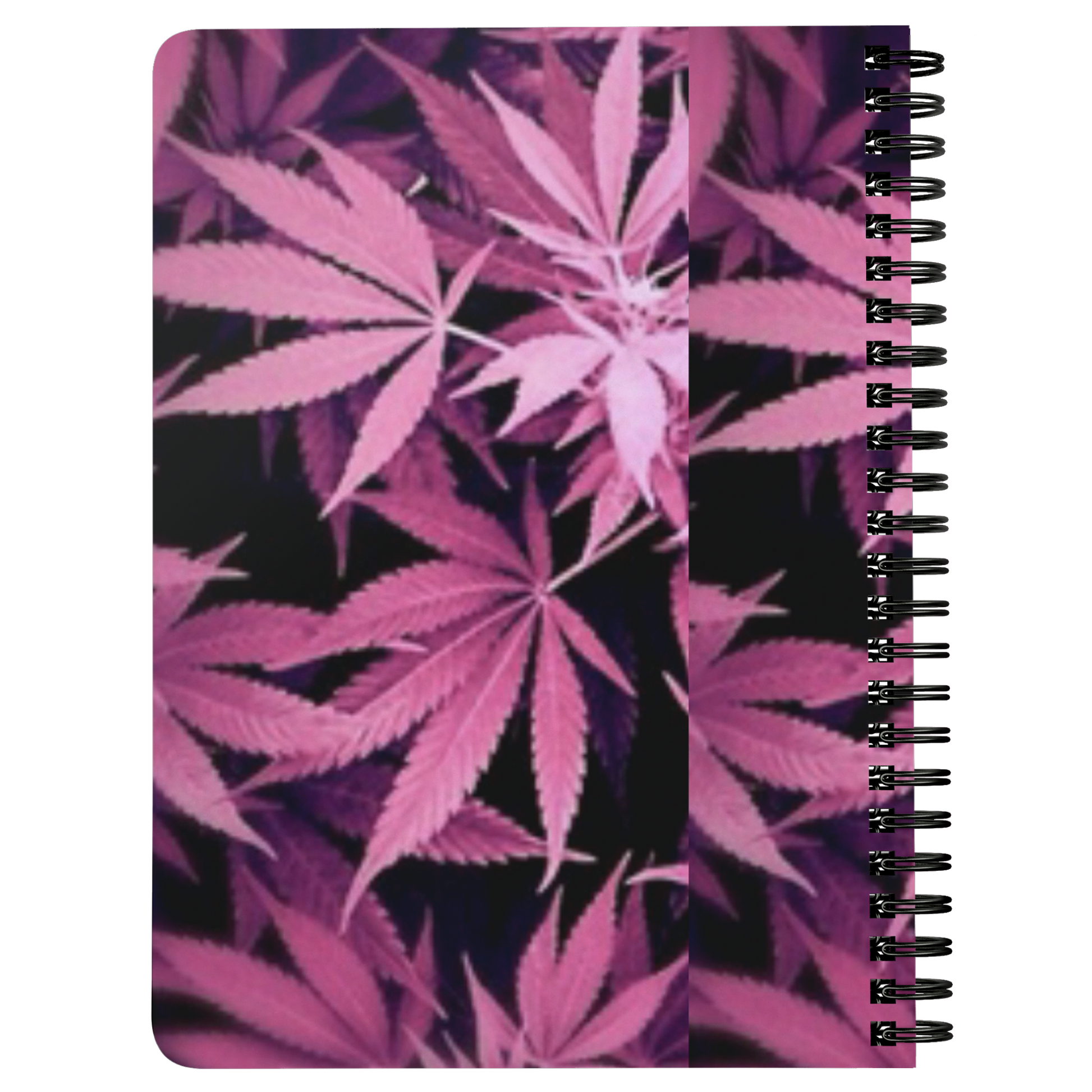 Pink Leaves Sprialbound Notebook - Gracious Concepts