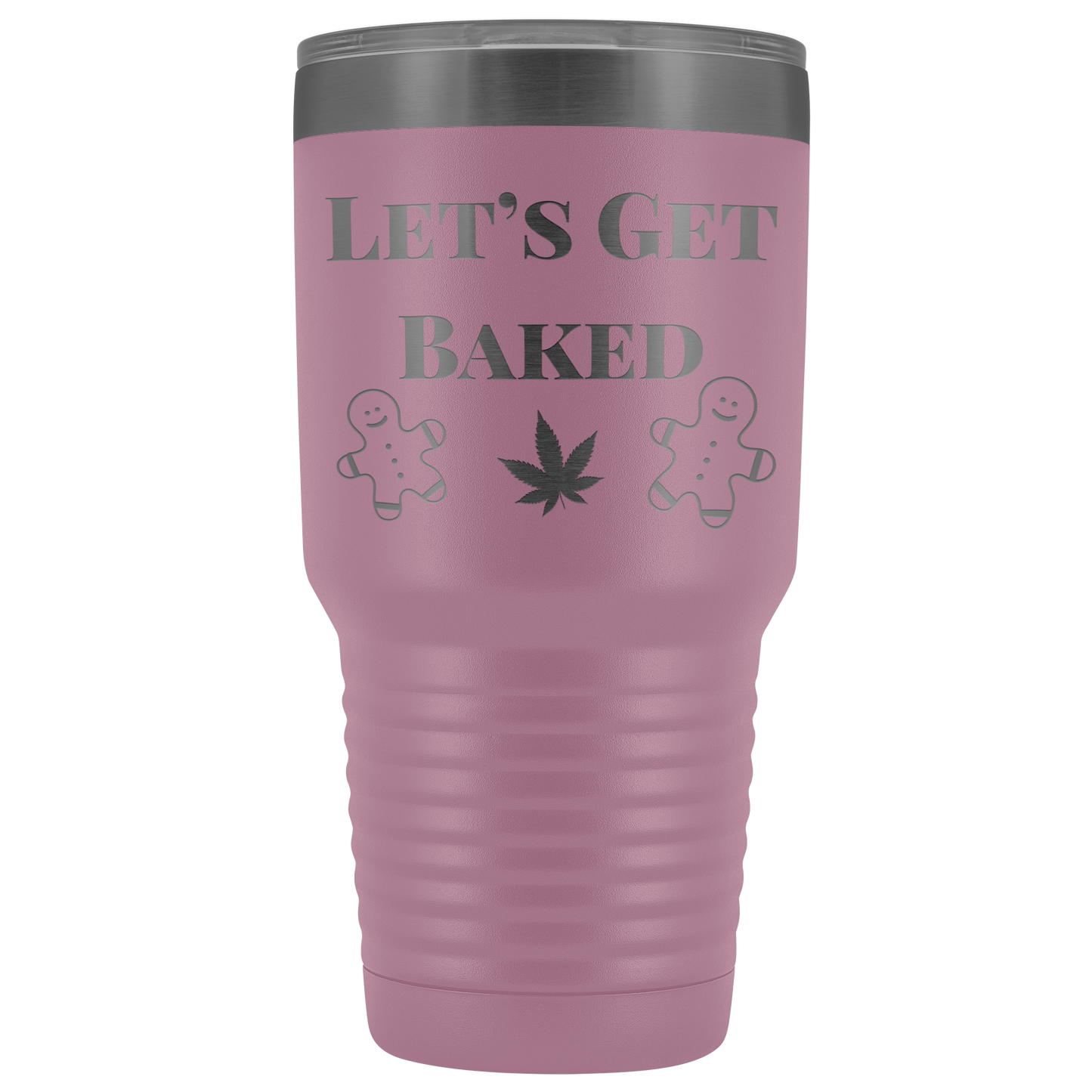 Stoner Christmas: Let’s Get Baked Tumbler, Cannabis Themed Gifts - Gracious Concepts