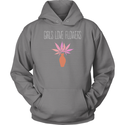 Girls Love Flowers Hoodie - Gracious Concepts