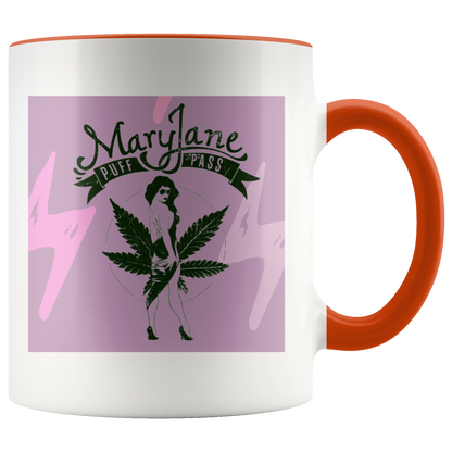 Cannabis Mug: Mary Jane Coffee Mug, Stoner Girl Coffee Mug - Gracious Concepts