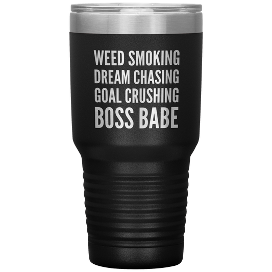 Stoner Travel Mug: Weed Smoking, Dream Chasing... Travel Mug, Stoner Gifts - Gracious Concepts