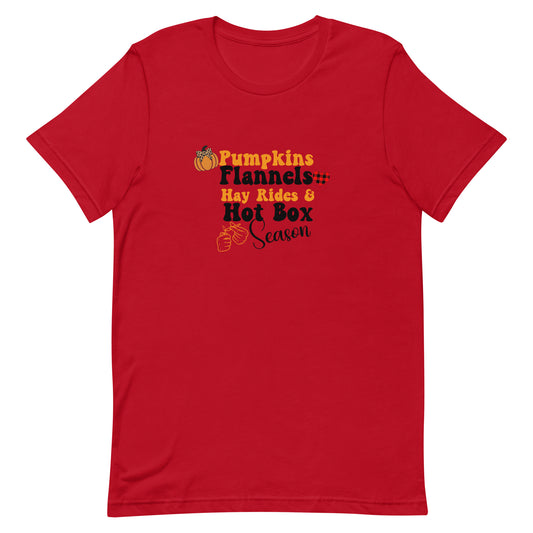 Pumpkins & Hot Box Season T-shirt