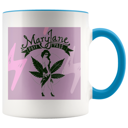 Cannabis Mug: Mary Jane Coffee Mug, Stoner Girl Coffee Mug - Gracious Concepts