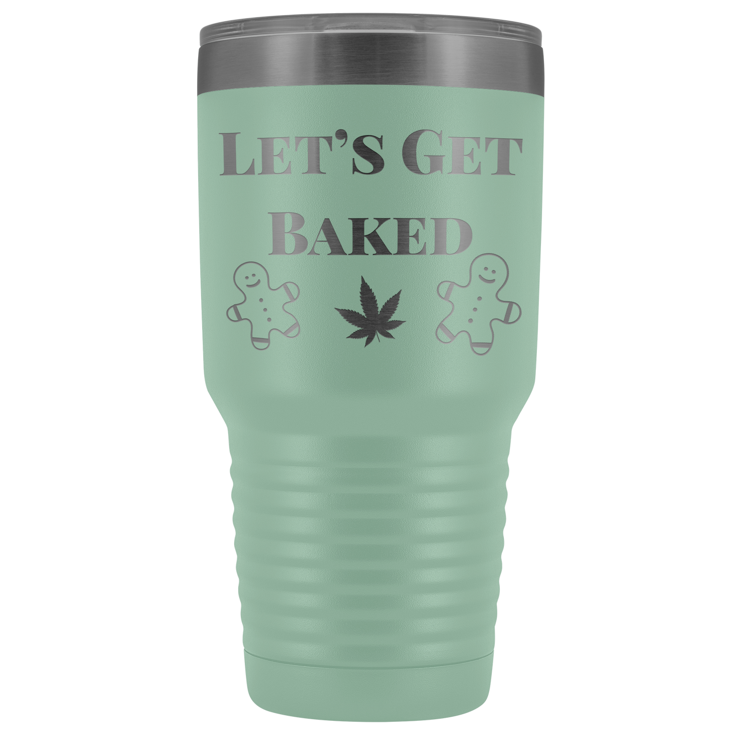 Stoner Christmas: Let’s Get Baked Tumbler, Cannabis Themed Gifts - Gracious Concepts