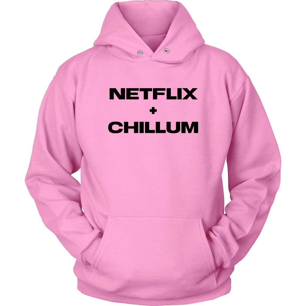 Stoner Hoodie: Netflix & Chillum Funny Unisex Weed Inspired Hoodie - Gracious Concepts