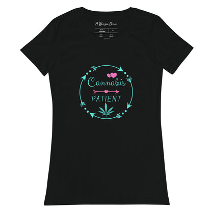 Cannabis Patient Women’s Fitted T-shirt