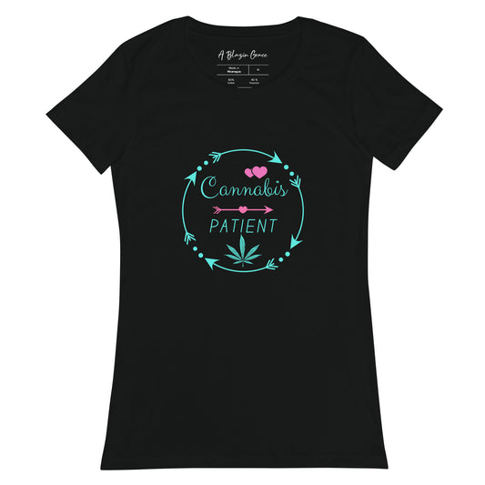 Cannabis Patient Women’s Fitted T-shirt