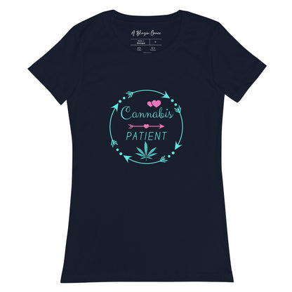 Cannabis Patient Women’s Fitted T-shirt