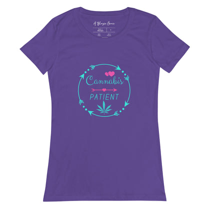 Cannabis Patient Women’s Fitted T-shirt
