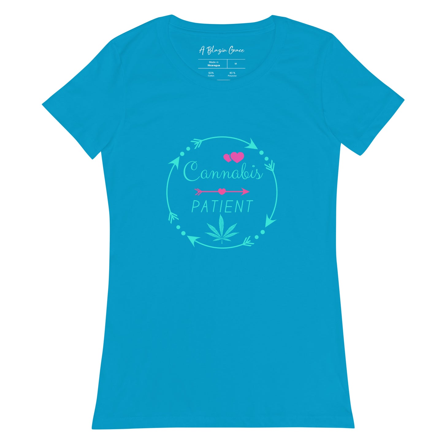 Cannabis Patient Women’s Fitted T-shirt