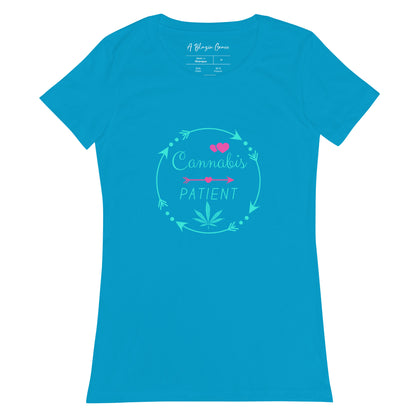 Cannabis Patient Women’s Fitted T-shirt