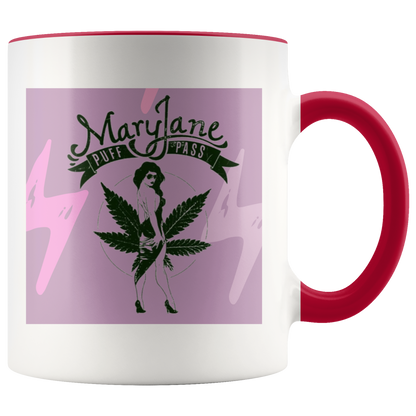 Cannabis Mug: Mary Jane Coffee Mug, Stoner Girl Coffee Mug - Gracious Concepts