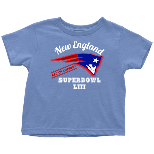 New England Skull Superbowl Toddler Tee - Gracious Concepts